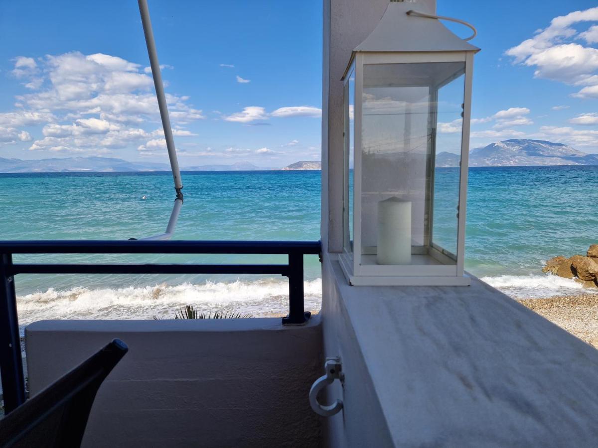 Korinthian Sea View Apartment Nerántza Exterior foto