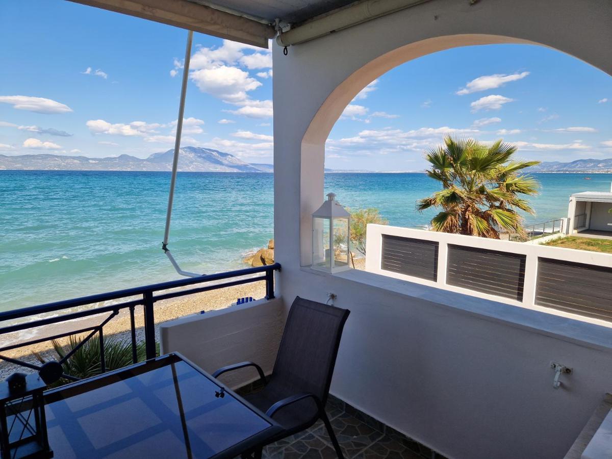 Korinthian Sea View Apartment Nerántza Exterior foto