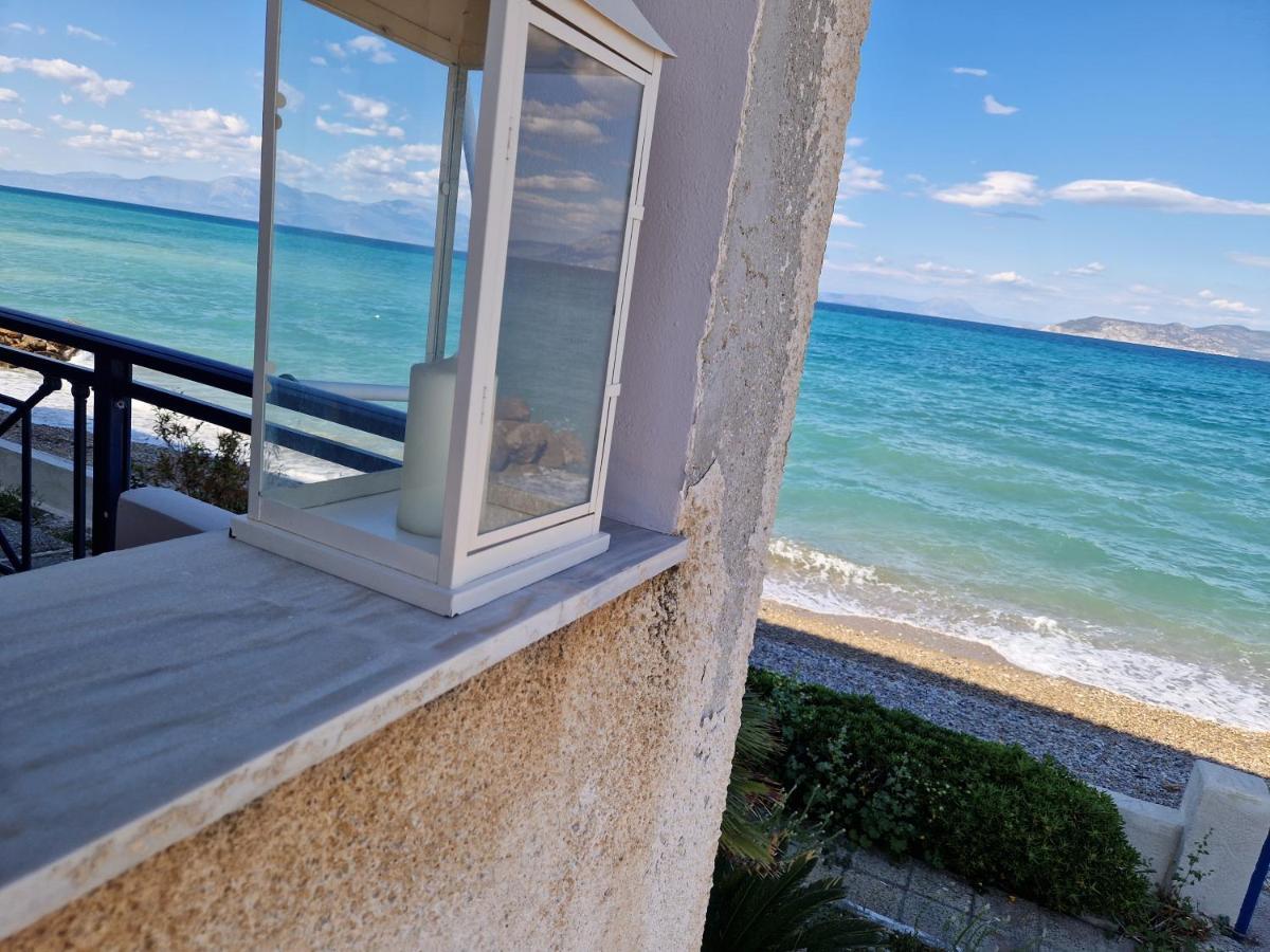 Korinthian Sea View Apartment Nerántza Exterior foto